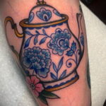 Фото тату чайник 06.01.2021 №369 -tattoo teapot- tatufoto.com