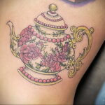 Фото тату чайник 06.01.2021 №370 -tattoo teapot- tatufoto.com