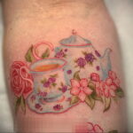 Фото тату чайник 06.01.2021 №374 -tattoo teapot- tatufoto.com