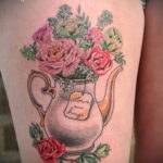 Фото тату чайник 06.01.2021 №380 -tattoo teapot- tatufoto.com
