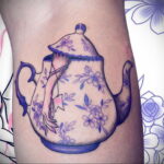 Фото тату чайник 06.01.2021 №381 -tattoo teapot- tatufoto.com