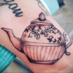 Фото тату чайник 06.01.2021 №387 -tattoo teapot- tatufoto.com