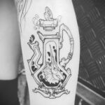 Фото тату чайник 06.01.2021 №388 -tattoo teapot- tatufoto.com