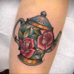 Фото тату чайник 06.01.2021 №394 -tattoo teapot- tatufoto.com