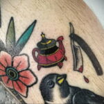 Фото тату чайник 06.01.2021 №397 -tattoo teapot- tatufoto.com