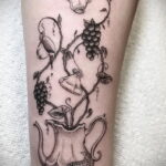 Фото тату чайник 06.01.2021 №400 -tattoo teapot- tatufoto.com