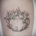 Фото тату чайник 06.01.2021 №406 -tattoo teapot- tatufoto.com