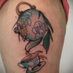 Фото тату чайник 06.01.2021 №407 -tattoo teapot- tatufoto.com
