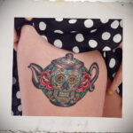Фото тату чайник 06.01.2021 №420 -tattoo teapot- tatufoto.com