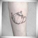 Фото тату чайник 06.01.2021 №432 -tattoo teapot- tatufoto.com