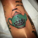 Фото тату чайник 06.01.2021 №437 -tattoo teapot- tatufoto.com