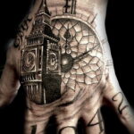 Фото тату часы для мужчины 19.01.2021 №0017 -tattoo clock for men-tatufoto.com