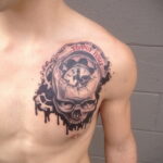 Фото тату часы для мужчины 19.01.2021 №0027 -tattoo clock for men-tatufoto.com