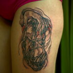 Фото тату часы песочные 19.01.2021 №0079 -hourglass tattoo-tatufoto.com