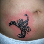 Фото тату черный скорпион 16.01.2021 №0035 -black scorpion tattoo- tatufoto.com