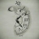 Фото эскиза для тату часы 19.01.2021 №0012 - tattoo clock sketches - tatufoto.com