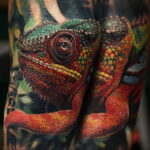 Цветная тату в стиле реализм 02.01.2021 №021 -color realism tattoo- tatufoto.com