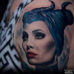 Цветная тату в стиле реализм 02.01.2021 №077 -color realism tattoo- tatufoto.com