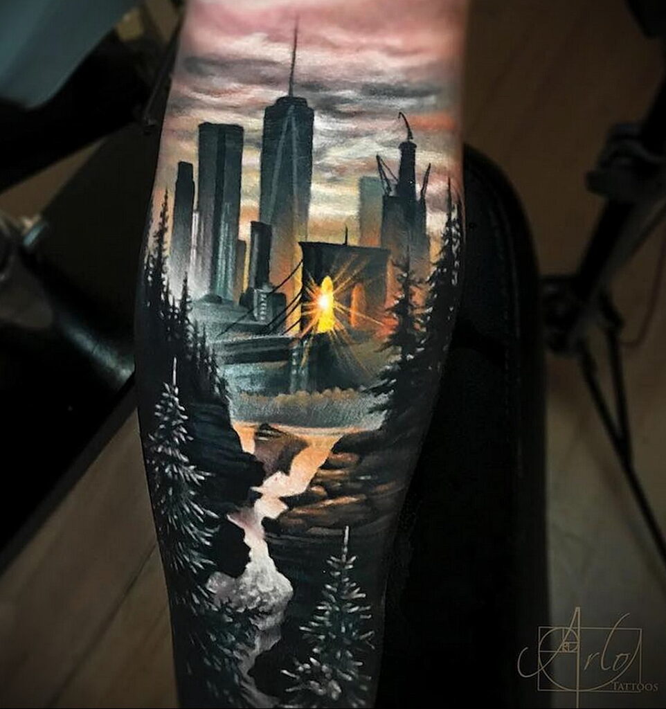 Цветная тату в стиле реализм 02.01.2021 №140 -color realism tattoo- tatufoto.com