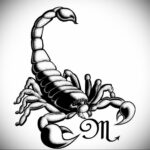 Эскиз для татуировки скорпион 16.01.2021 №0001 -scorpion tattoo sketch- tatufoto.com
