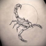 Эскиз для татуировки скорпион 16.01.2021 №0018 -scorpion tattoo sketch- tatufoto.com
