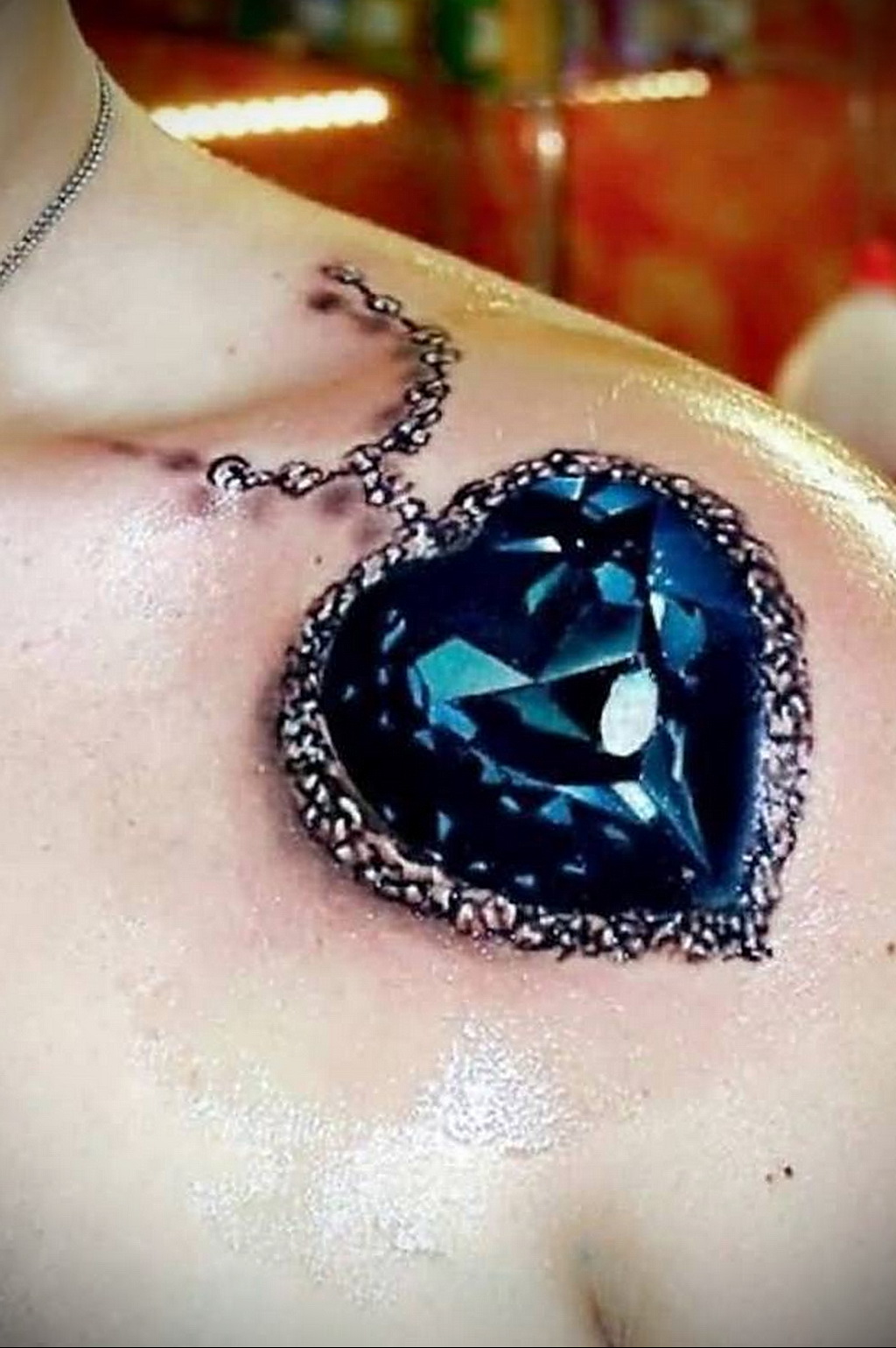 Black sapphire tattoo