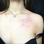 Тату созвездие стрелец 02.02.2021 №0019 - constellation sagittarius tattoo - tatufoto.com