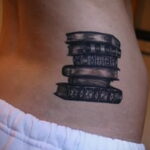 Фото Книги в женской тату 27.02.2021 №035 - Books in a woman's tattoo - tatufoto.com