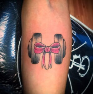 Фото Тату Бантик для девушек 27.02.2021 №0012 - Tattoo Bow for girls - tatufoto.com