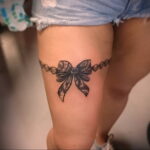 Фото Тату Бантик для девушек 27.02.2021 №0018 - Tattoo Bow for girls - tatufoto.com