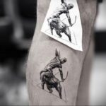 Фото вариант тату стрелец пример 02.02.2021 №0014 - Sagittarius tattoo - tatufoto.com