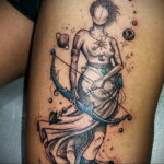 Фото вариант тату стрелец пример 02.02.2021 №0021 - Sagittarius tattoo - tatufoto.com