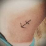 Фото мини тату стрелец 02.02.2021 №0024 - mini tattoo sagittarius - tatufoto.com