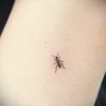 Фото пример рисунка татуировки с муравьем 21.03.2021 №054 - ant tattoo - tatufoto.com