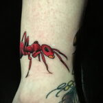 Фото пример рисунка татуировки с муравьем 21.03.2021 №061 - ant tattoo - tatufoto.com