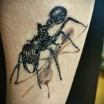 Фото пример рисунка татуировки с муравьем 21.03.2021 №074 - ant tattoo - tatufoto.com