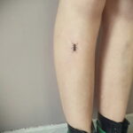 Фото пример рисунка татуировки с муравьем 21.03.2021 №077 - ant tattoo - tatufoto.com