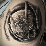 Фото пример рисунка татуировки с муравьем 21.03.2021 №084 - ant tattoo - tatufoto.com