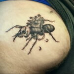 Фото пример рисунка татуировки с муравьем 21.03.2021 №092 - ant tattoo - tatufoto.com