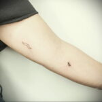 Фото пример рисунка татуировки с муравьем 21.03.2021 №106 - ant tattoo - tatufoto.com