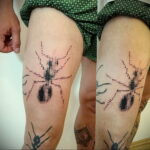 Фото пример рисунка татуировки с муравьем 21.03.2021 №141 - ant tattoo - tatufoto.com