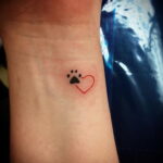 Фото рисунок тату маленькое сердце 09.02.2021 №0009 - heart tattoo small - tatufoto.com
