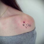 Фото рисунок тату маленькое сердце 09.02.2021 №0042 - heart tattoo small - tatufoto.com