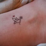 Фото рисунок тату маленькое сердце 09.02.2021 №0074 - heart tattoo small - tatufoto.com