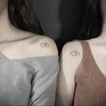 Фото рисунок тату маленькое сердце 09.02.2021 №0095 - heart tattoo small - tatufoto.com