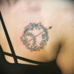 Фото тату знак стрельца 02.02.2021 №0050 - Sagittarius sign tattoo - tatufoto.com