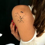 Фото тату знак стрельца 02.02.2021 №0057 - Sagittarius sign tattoo - tatufoto.com