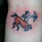 Фото тату кентавр стрелец 01.02.2021 №0036 - centaur sagittarius tattoo - tatufoto.com