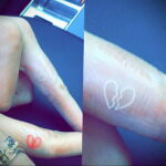 Фото тату разбитое сердце 04.02.2021 №0088 - broken heart tattoo - tatufoto.com