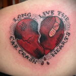 Фото тату разбитое сердце 04.02.2021 №0109 - broken heart tattoo - tatufoto.com